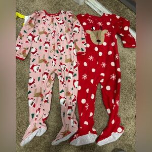 Carter's Red and White Holiday Onesies